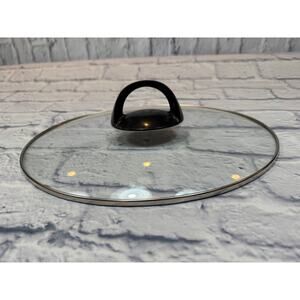 Rival oval crock pot replacement lid Glass w black Plastic Handle C6009-03A